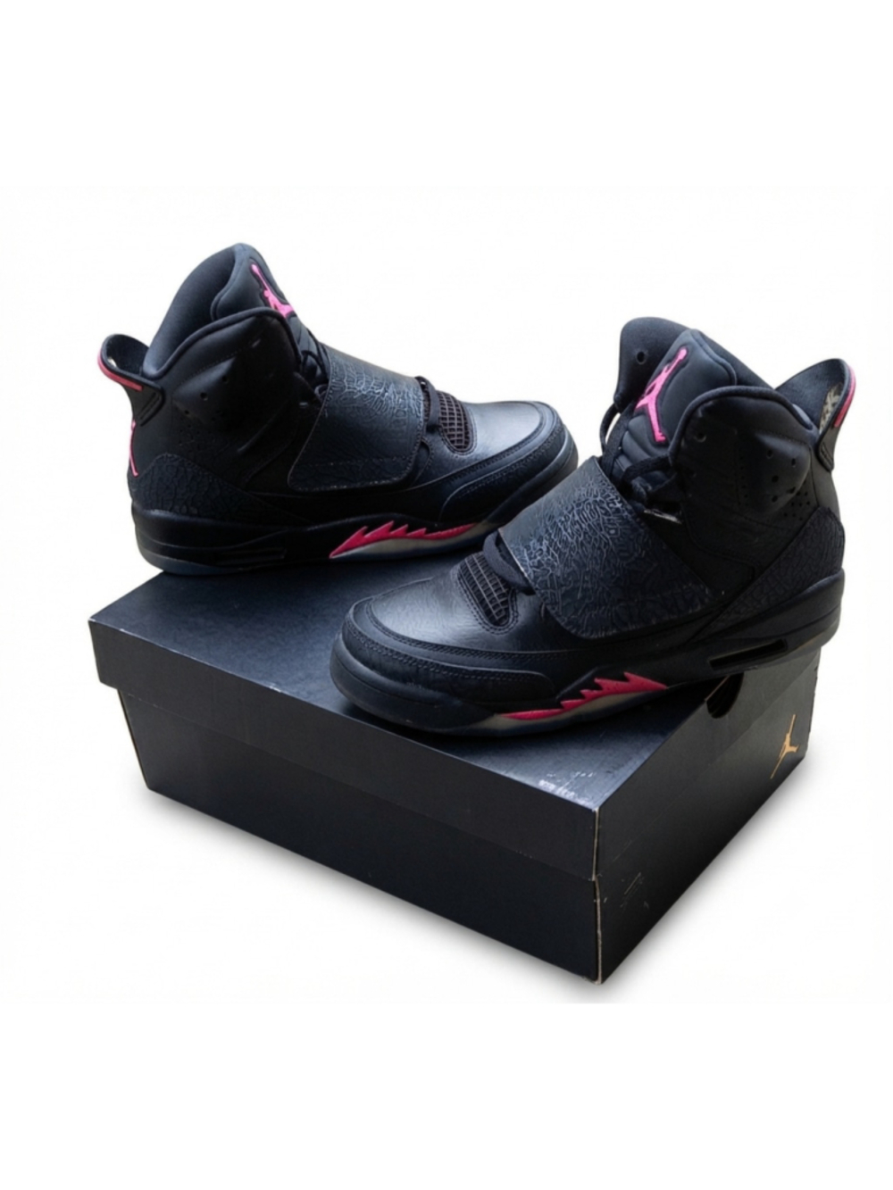 Nike Air Jordan Son Of Mars Mid Black/ Pink Youth Size 6.5Y Womens 8 512242-009